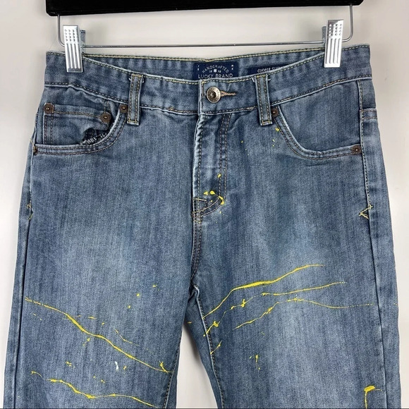 Lucky Brand Paint Splattered Cooper Slim Jeans - Picture 3 of 8